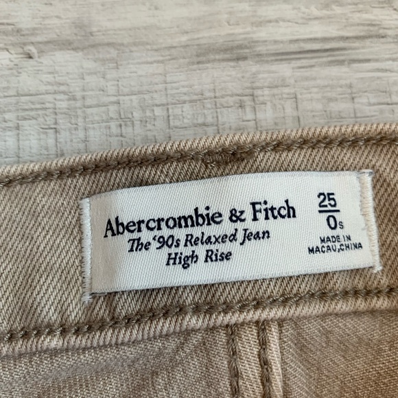 Abercrombie tan wide leg pants🤍 - Picture 3 of 6